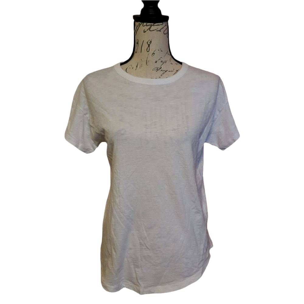 BP Ladies White Cotton Blend T-Shirt - Size Small